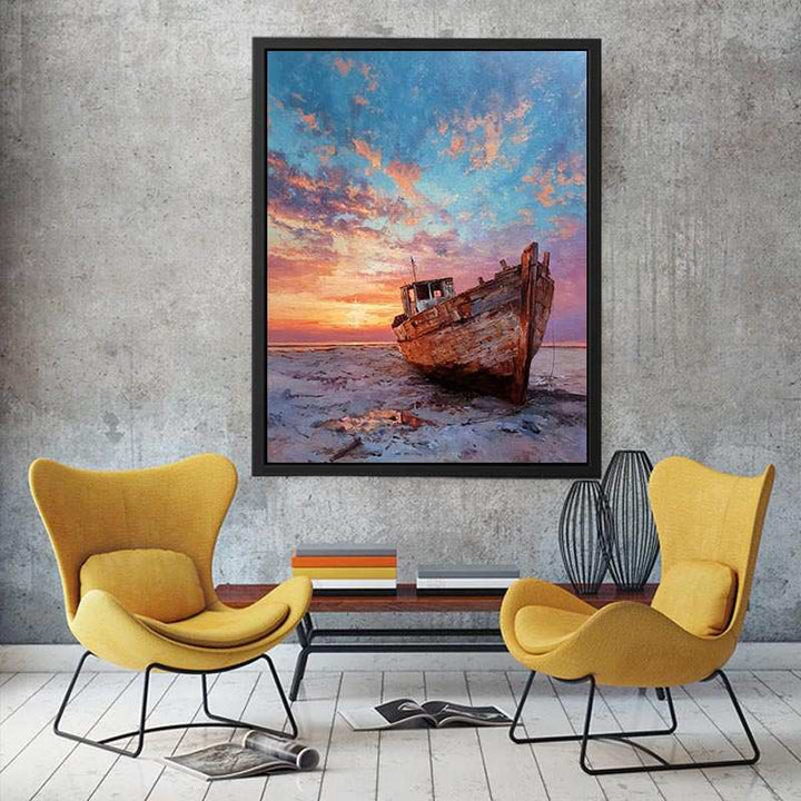 Sunset Voyage Canvas Print