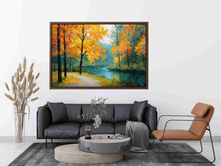 Flowing Colors Painting