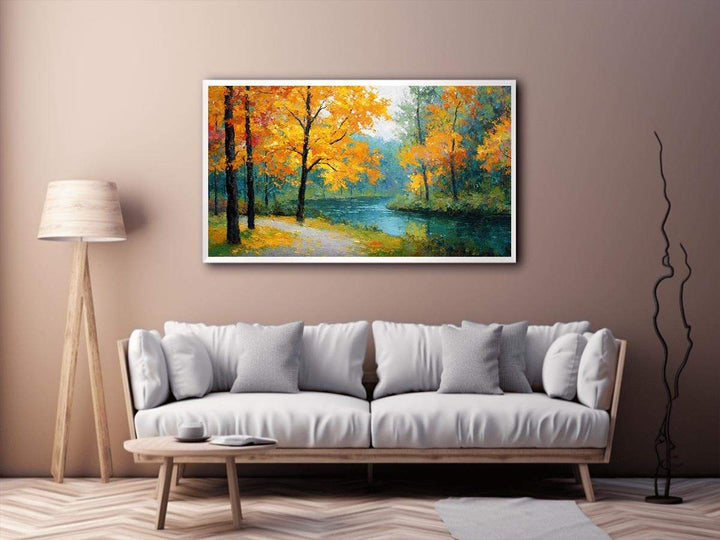 Flowing Colors Canvas Print