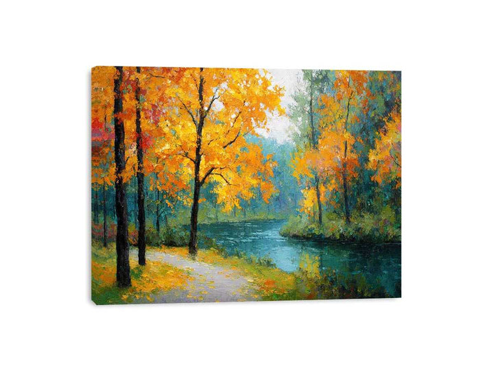 Flowing Colors Framed Print