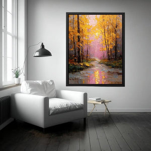 Amber Serenity Painting