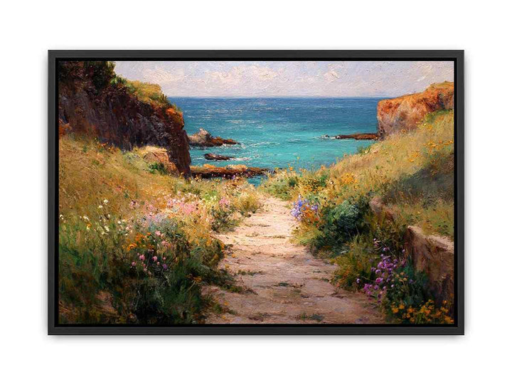 Path to beach  Canvas Print