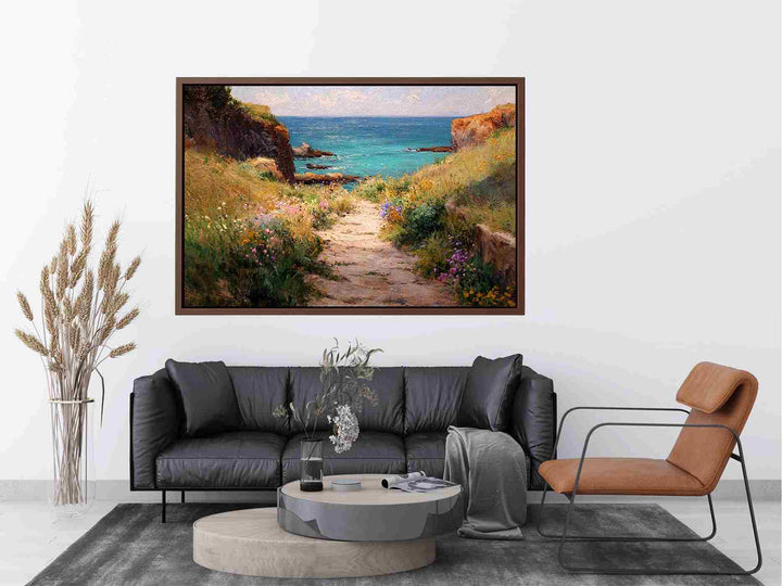 Path to beach Painting