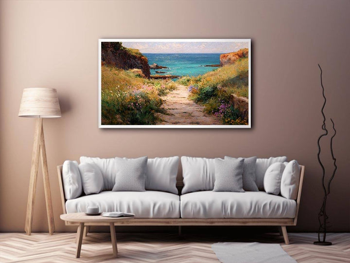 Path to beach Painting