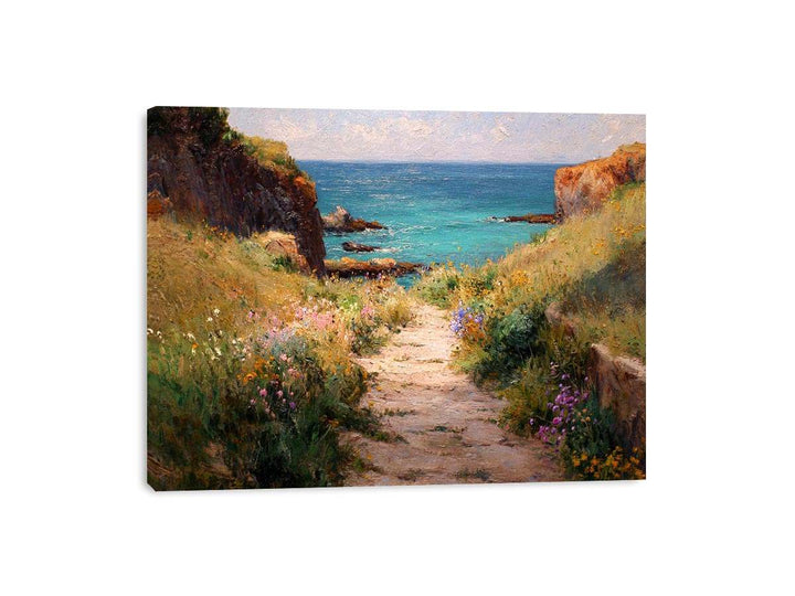 Path to beach Painting