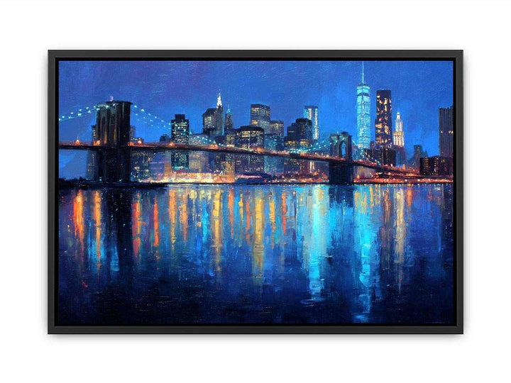 Twilight Over Manhattan Poster