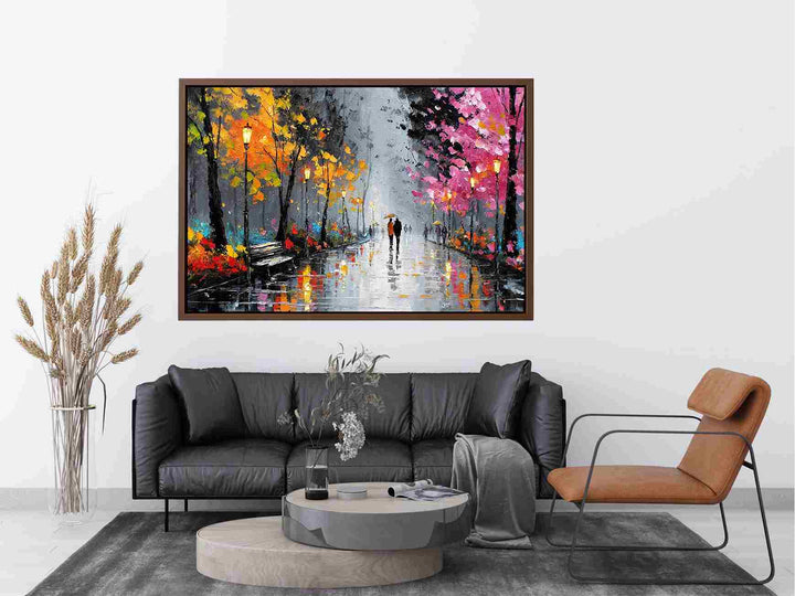 Raindrop Romance Painting
