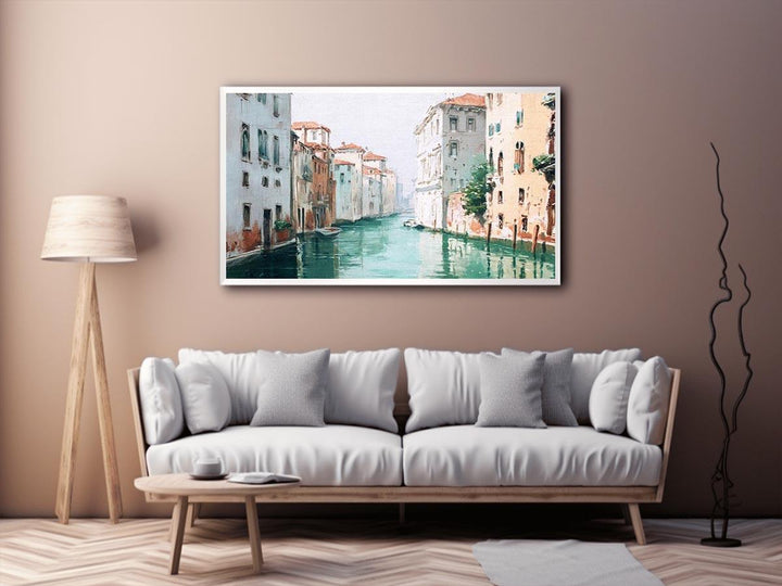Venice canal Canvas Print