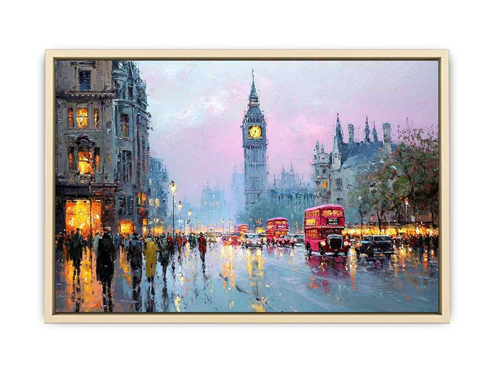 London Clock tower   Art Print