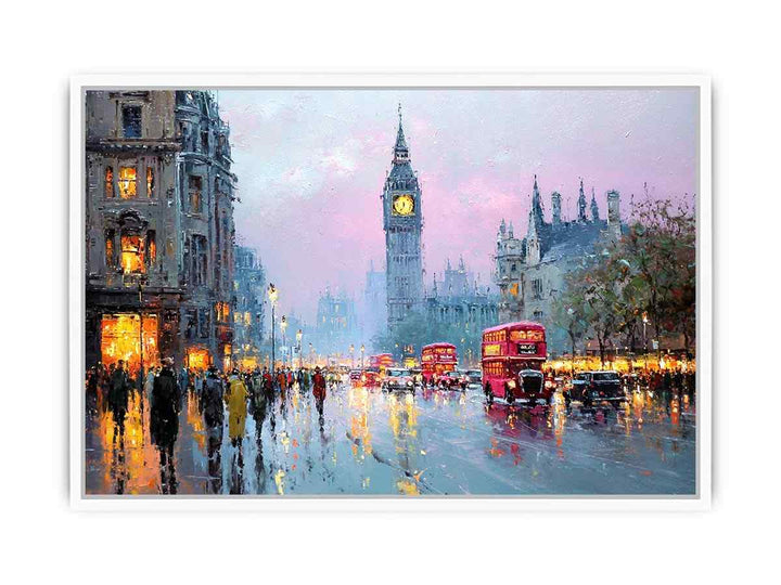 London Clock tower  Framed Print