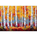 Birchtrees  in autumn