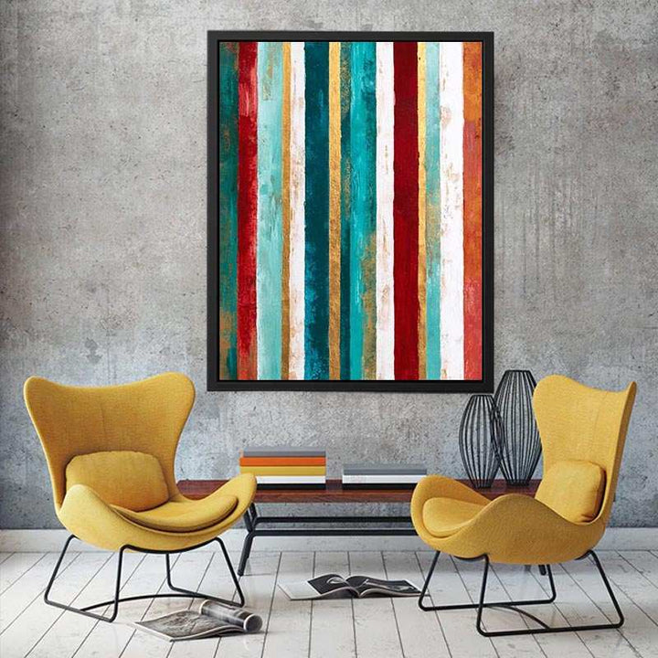 Abstract Stripes I Canvas Print