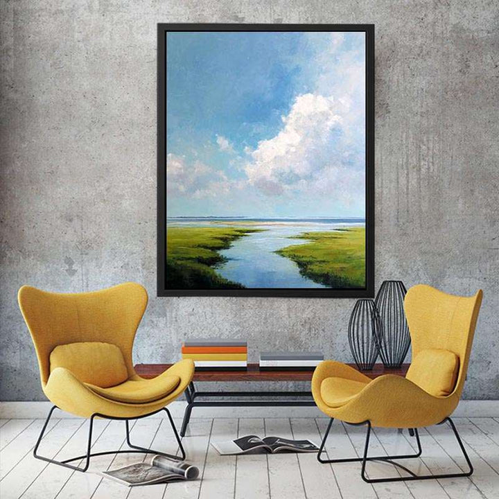 Ocean landscape Canvas Print