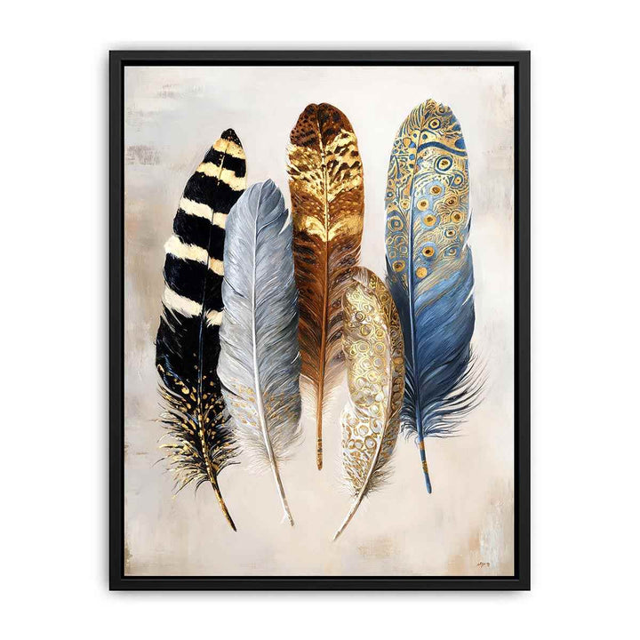 Five Feathers Poster