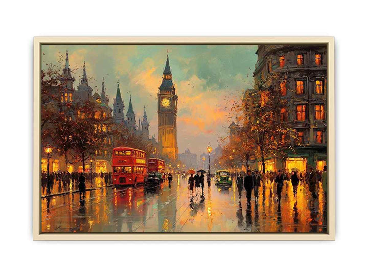 London Clock tower    Art Print