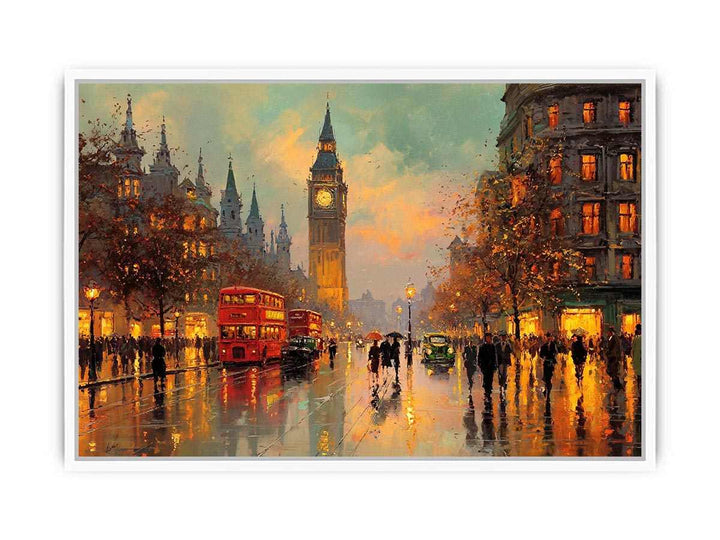 London Clock tower   Framed Print