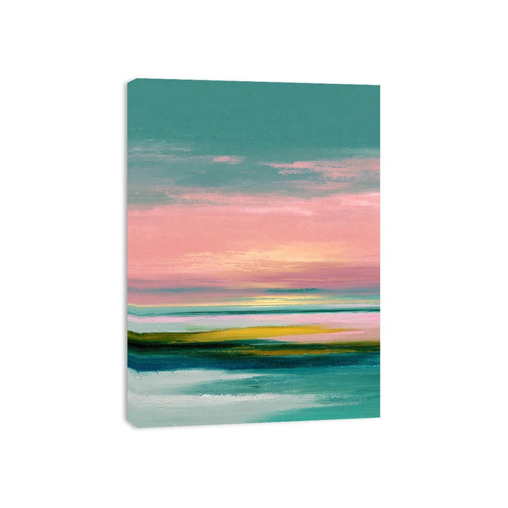 Soft Pastel Abstract Landscape  Framed Print