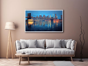 New York evening Glow Canvas Print