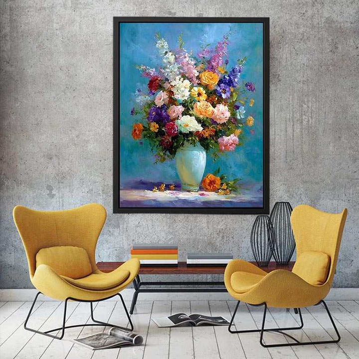 Large Bouquet of Flowers Canvas Print