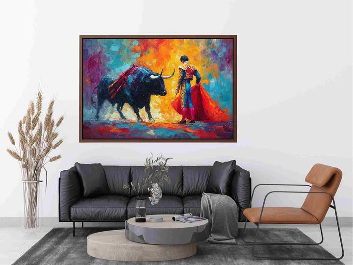 Crimson Challenge Painting