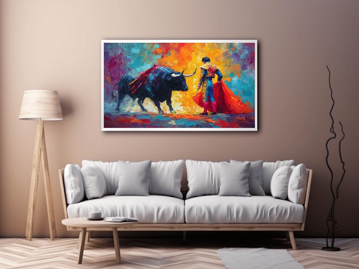 Crimson Challenge Canvas Print