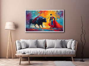Crimson Challenge Canvas Print
