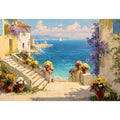 Mediterranean Sea & Flowers