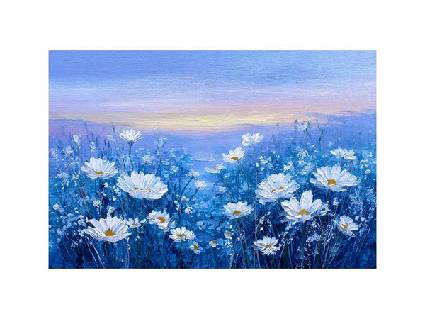Blue Feild of Dasies