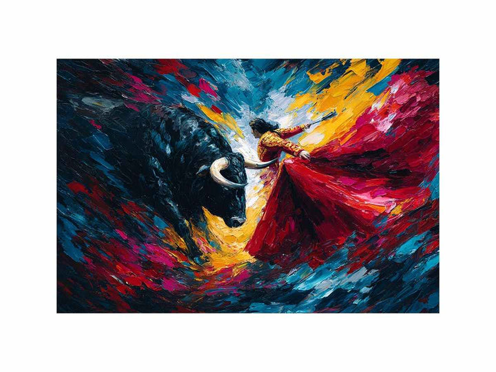 Matador bull reaction