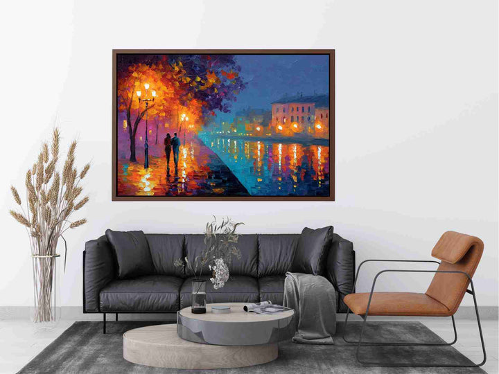 Golden Night Painting