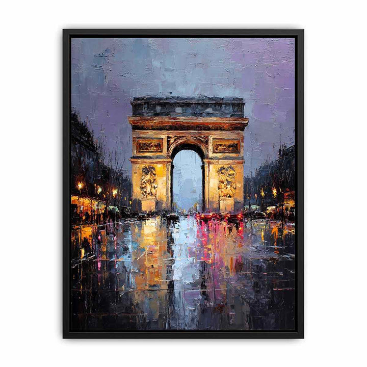  Arc De Triomphe Paris   Canvas Print