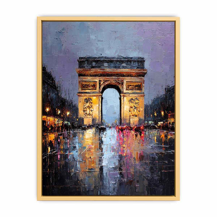  Arc De Triomphe Paris   Streched canvas