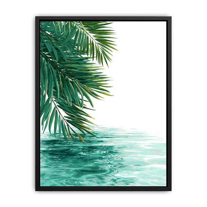 Tropical Coastal Landscape  Canvas Print