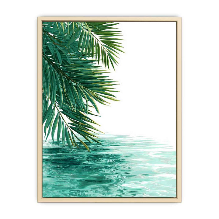 Tropical Coastal Landscape  Art Print