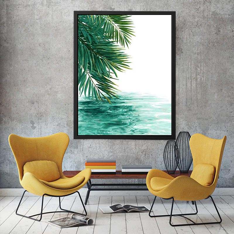 Tropical Coastal Landscape Painting