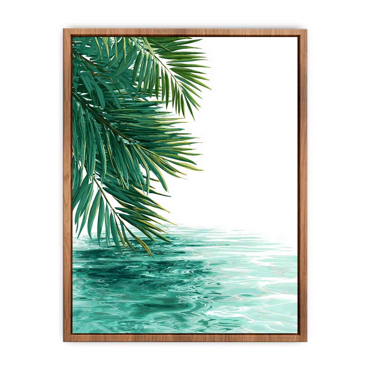 Tropical Coastal Landscape Poster