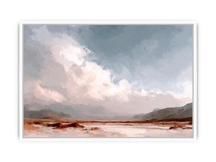 Tranquil Desert Sky Framed Print