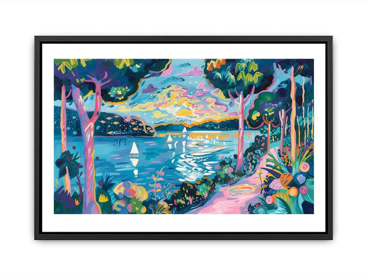 Timeless River Scene  Canvas Print