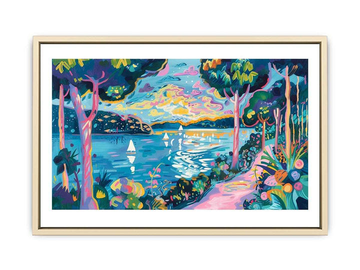 Timeless River Scene  Art Print