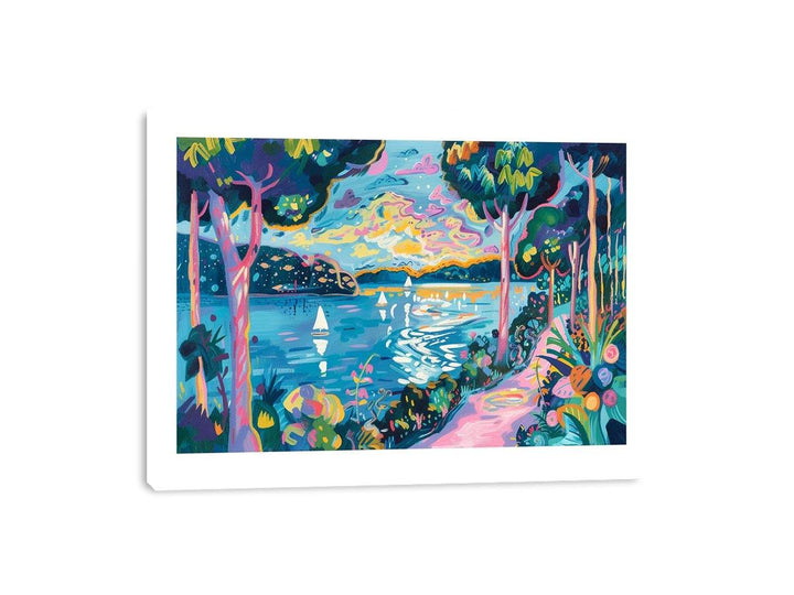 Timeless River Scene Painting