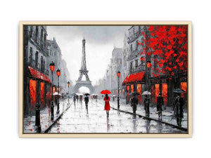 Romantic Paris Street  Art Print
