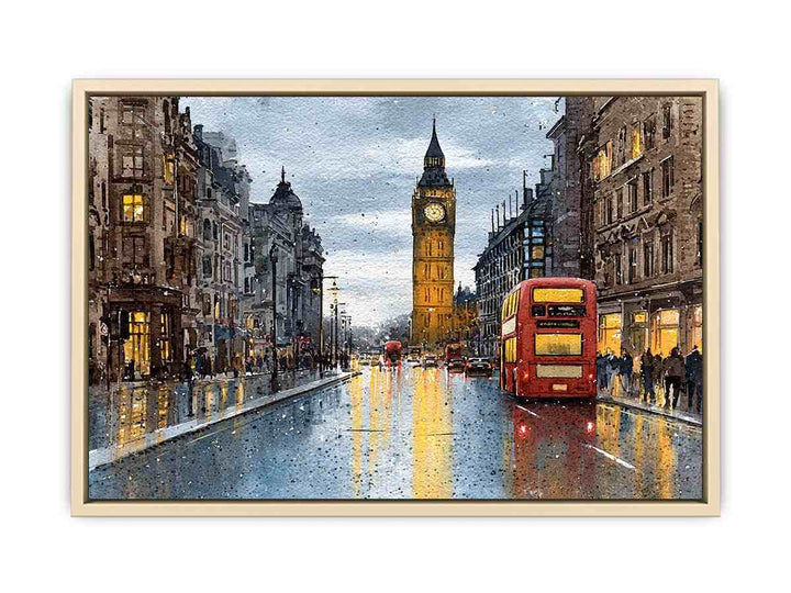 London in Watercolor  Art Print