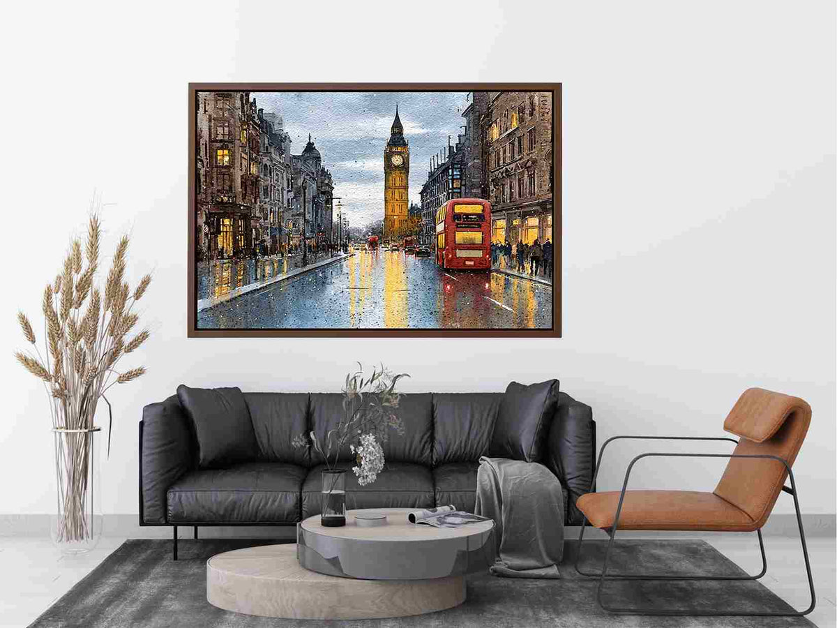 London in Watercolor Painting