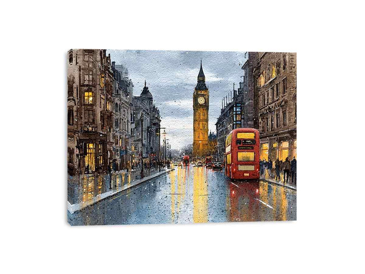 London in Watercolor Painting