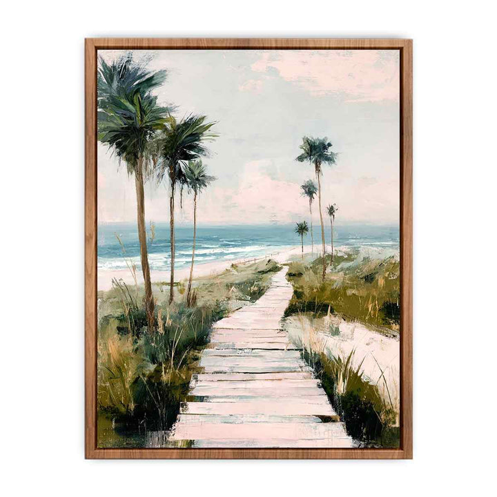 Boardwalk to Beach Poster