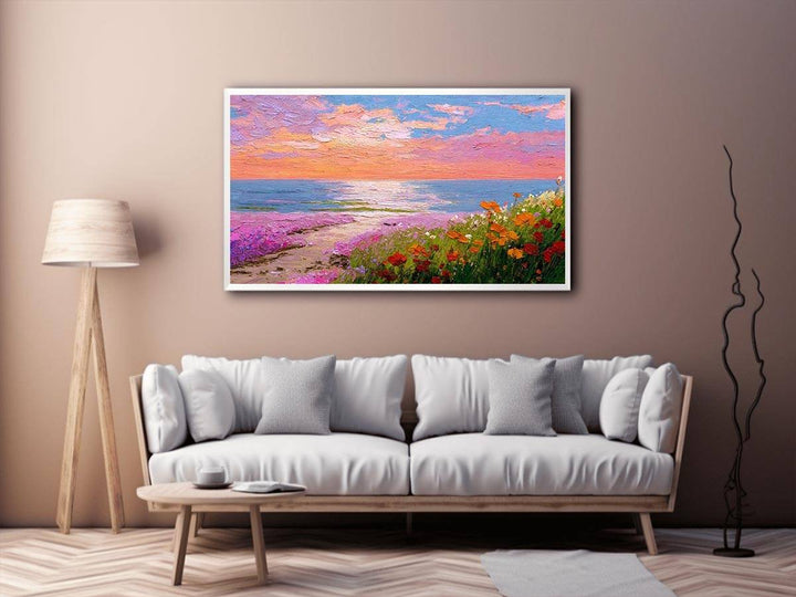 Coastal Wildflowers Painting