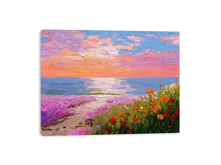 Coastal Wildflowers Painting