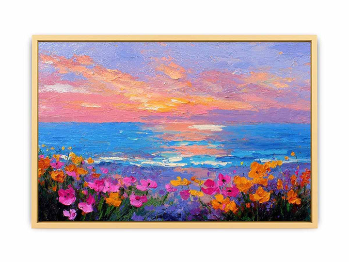 Seaside Blossoms  Streched canvas