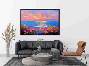 Seaside Blossoms Painting