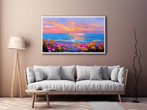 Seaside Blossoms Painting